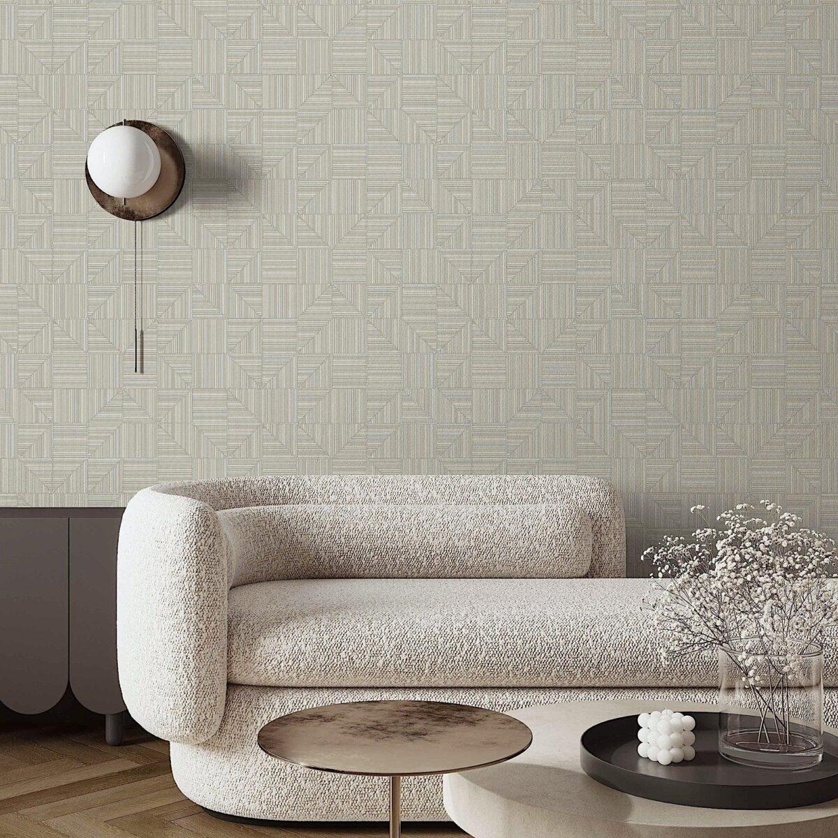 Geometric Modern Design Wallpaper Beige Code 23209-3 - Image 4