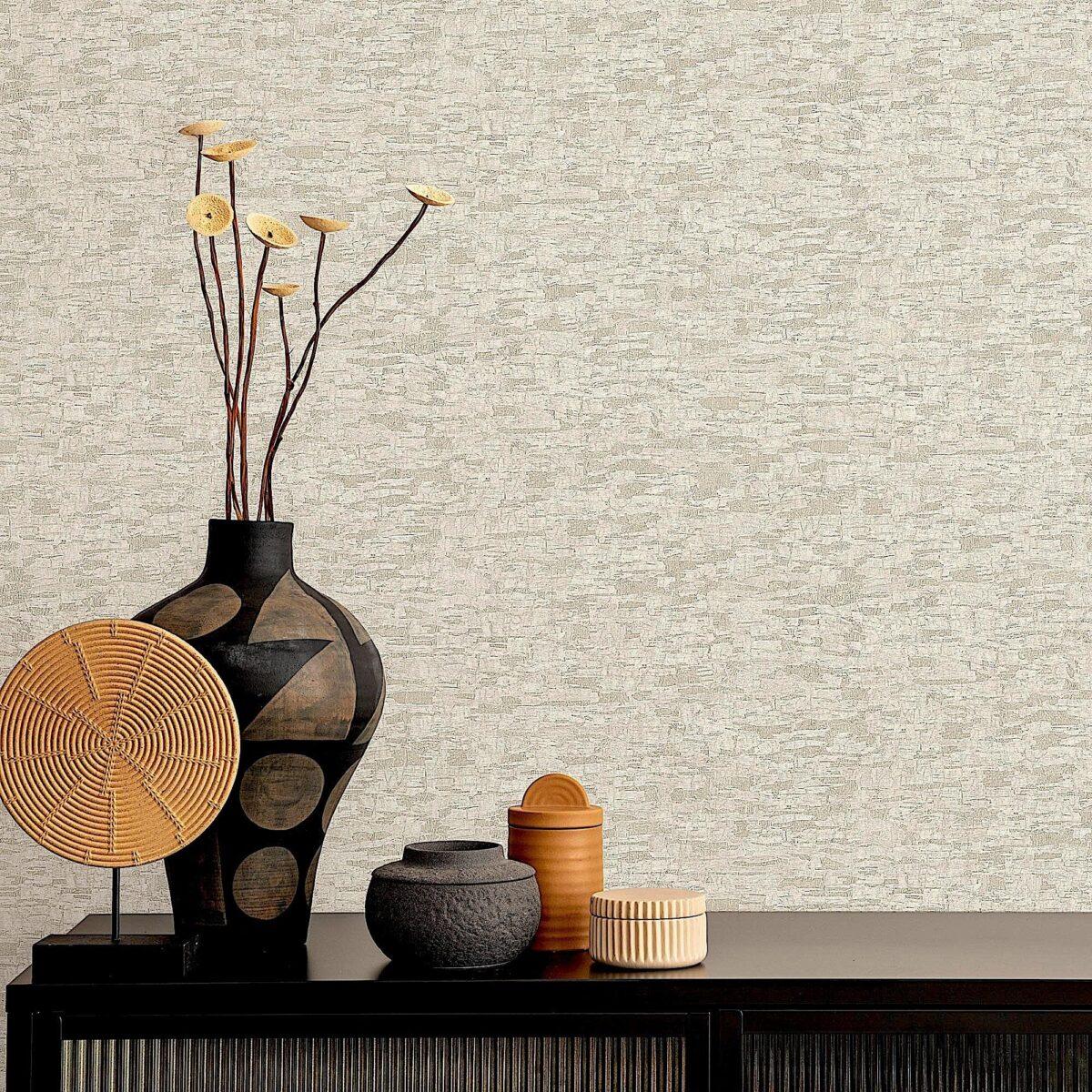 Textured Distressed Design Wallpaper Light Cream Code 23210-2 - Image 2