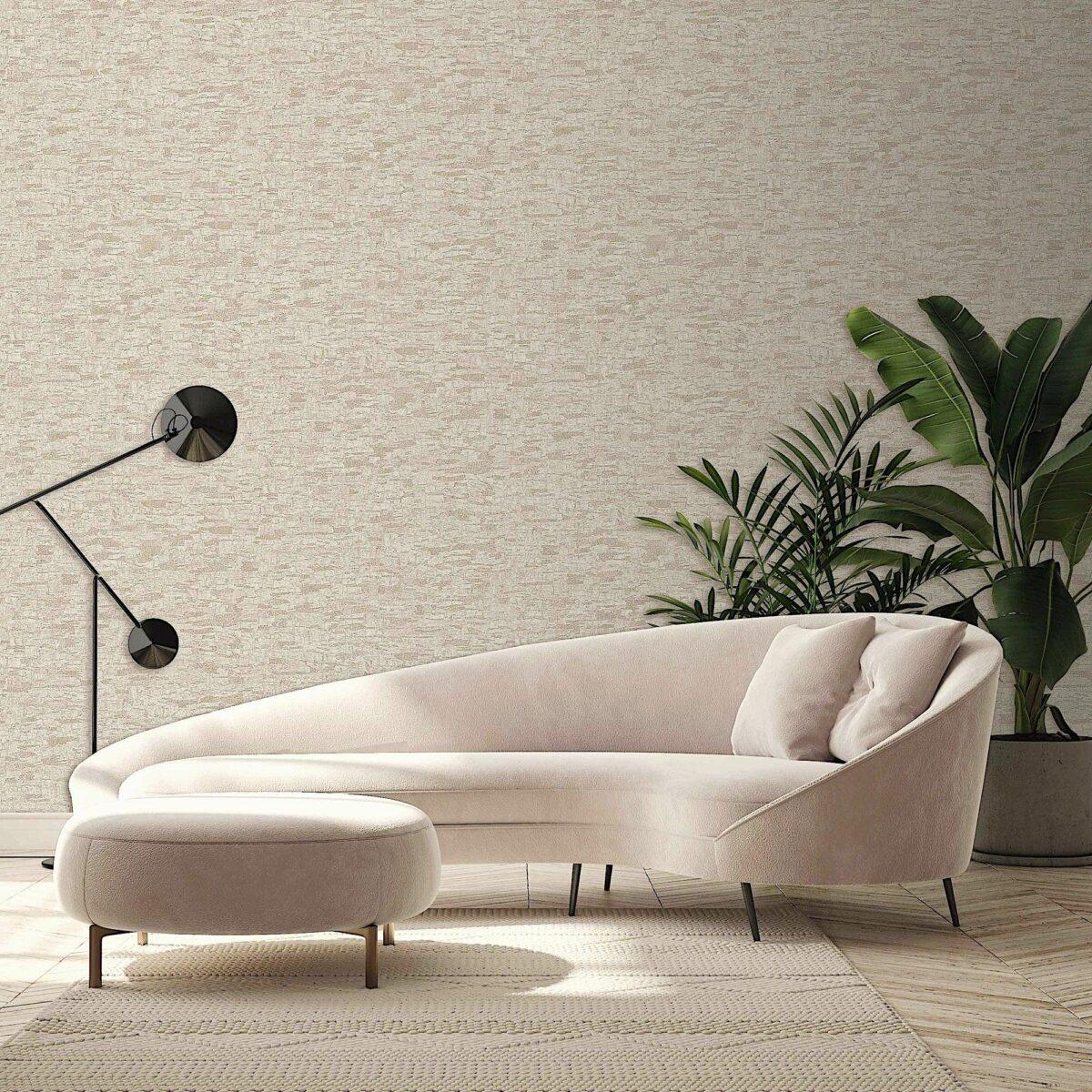 Textured Distressed Design Wallpaper Light Cream Code 23210-2 - Image 4