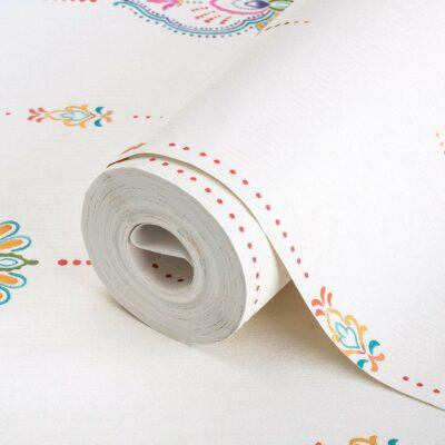 Modern Ordinary Wallpaper Cream Code 9902-3