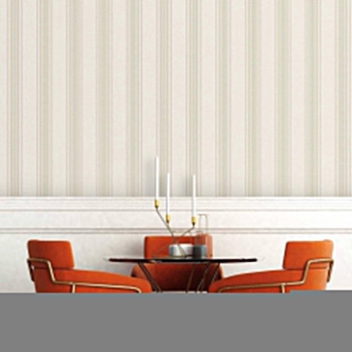 Straight Line Wallpaper Cream Code 1306-3 - Image 2