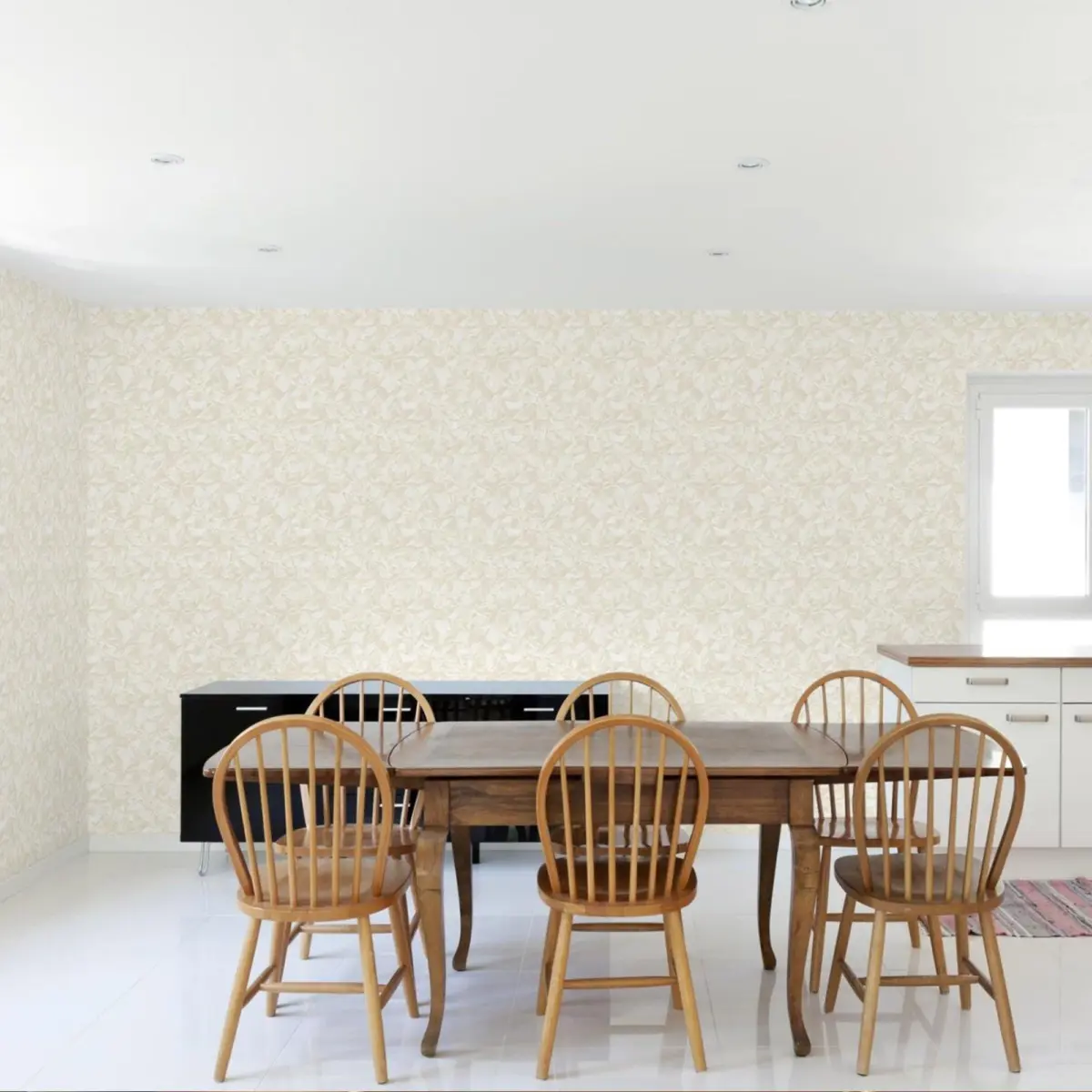 Abstract fabric folds inspired pattern wallpaper Cream Code 7806-1 - Image 2