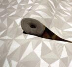 Geometric Modern Design Wallpaper Cream Code 23204-2
