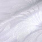 Tropical stylized leaves pattern wallpaper White Code 7812-1 - Image 3