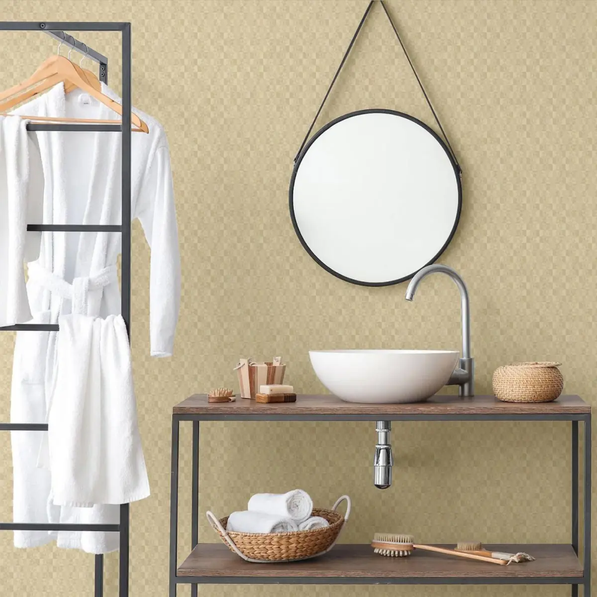 Minimalist Design Wallpaper Yellow Code 1103-3 - Image 2