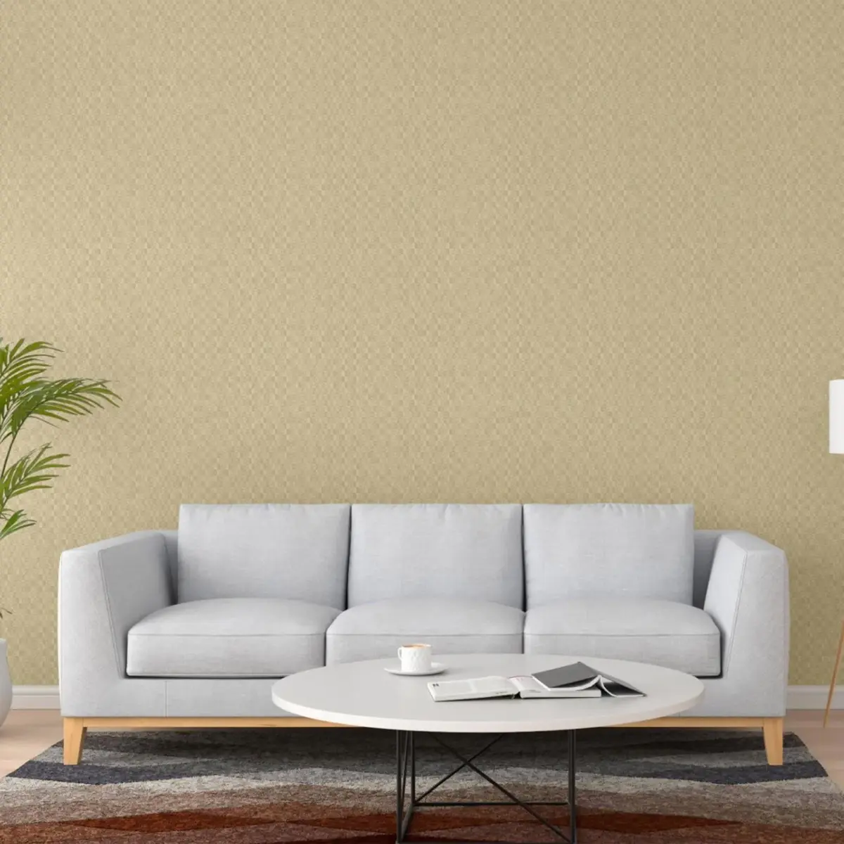 Minimalist Design Wallpaper Yellow Code 1103-3 - Image 3