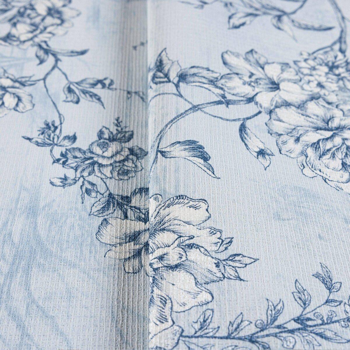 Floral Pattern Trend Wallpaper Blue White Code 9914-2 - Image 3