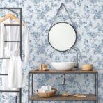 Floral Pattern Trend Wallpaper Blue White Code 9914-2 - Image 6