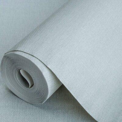Rough Linen Fabric Texture Wallpaper Blue Code 3716-5
