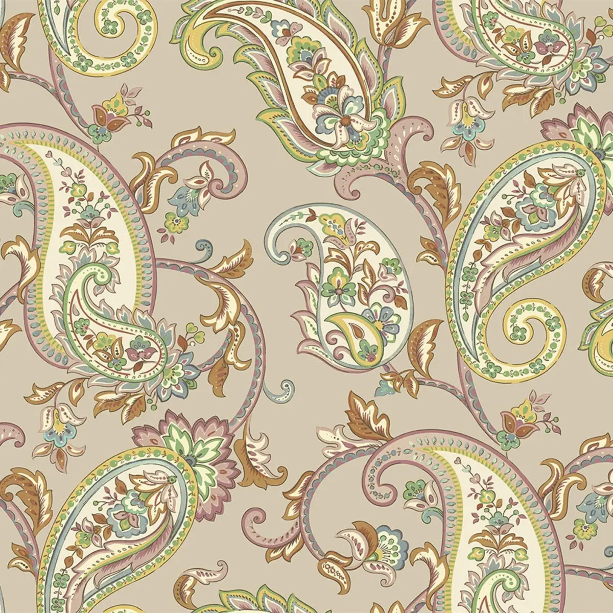 Shawl Pattern Wallpaper Beige Code 9903-3 - Image 5