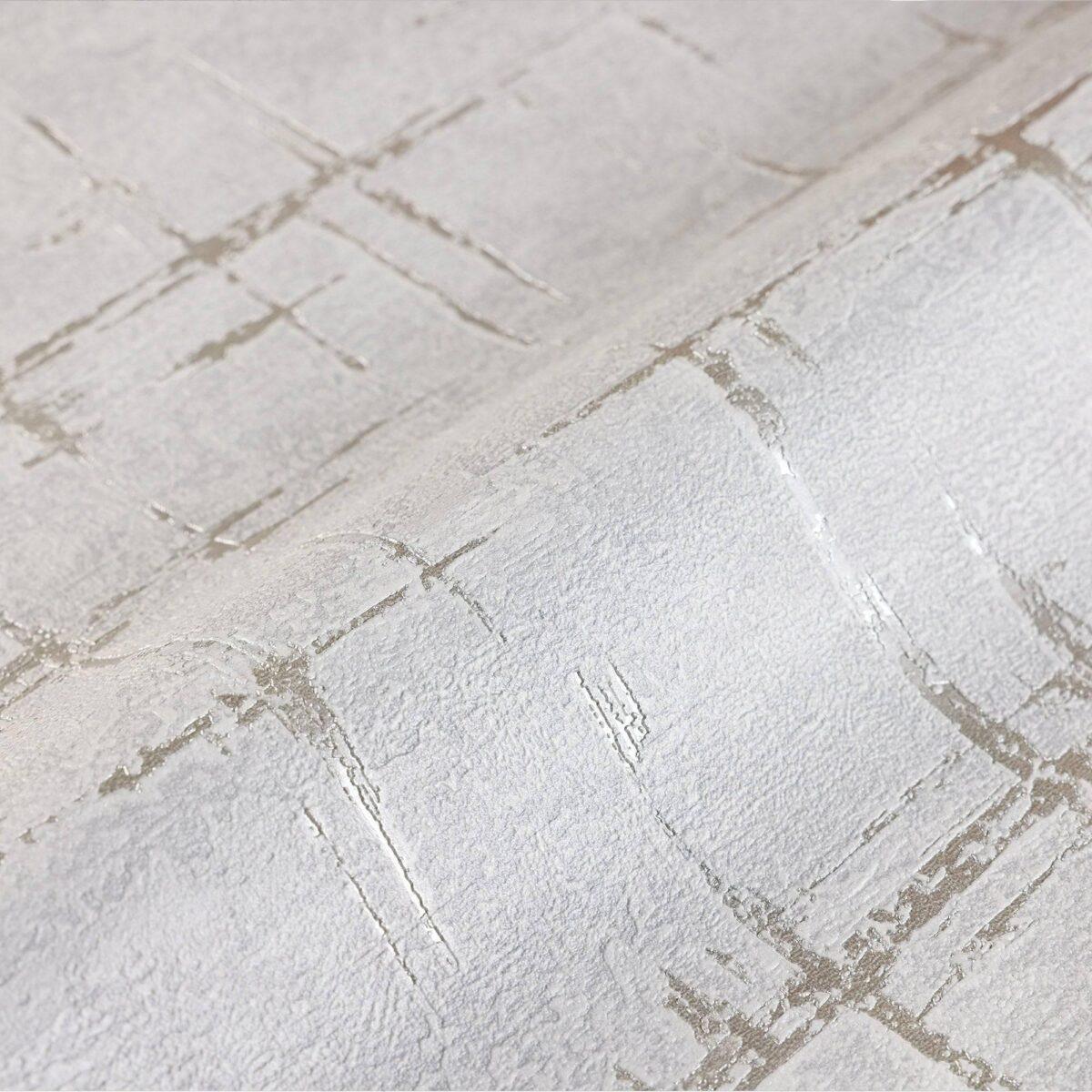 Texture and scratches modern pattern wallpaper Silver Code 7813-3 - Image 3