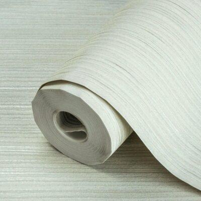 Striped Plain Wallpaper Light Green Code 9904-3