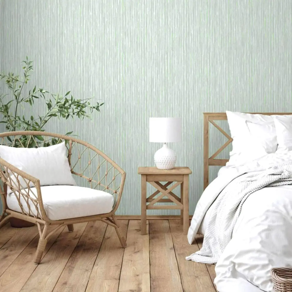 Classic Style Plain Wallpaper Blue Code 9910-4 - Image 2
