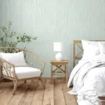 Classic Style Plain Wallpaper Blue Code 9910-4 - Image 2
