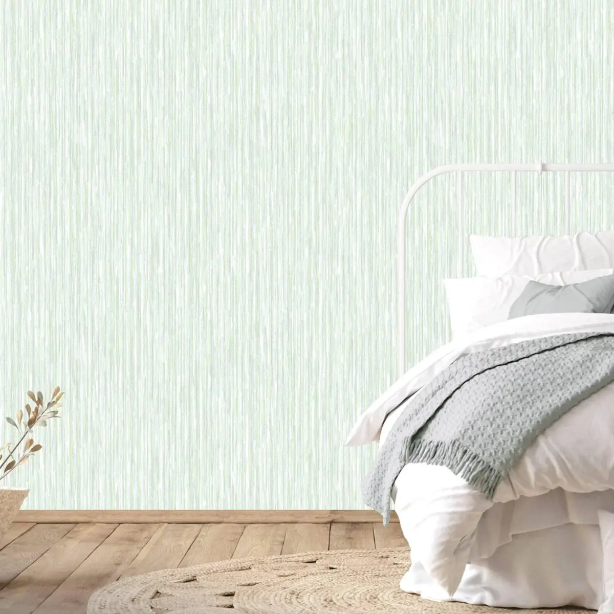 Classic Style Plain Wallpaper Blue Code 9910-4 - Image 6