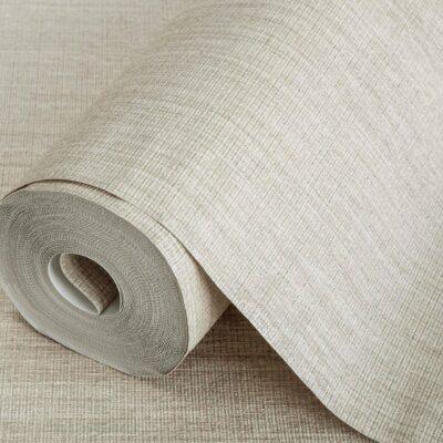 Fabric Pattern Wallpaper Cream Code 3711-2