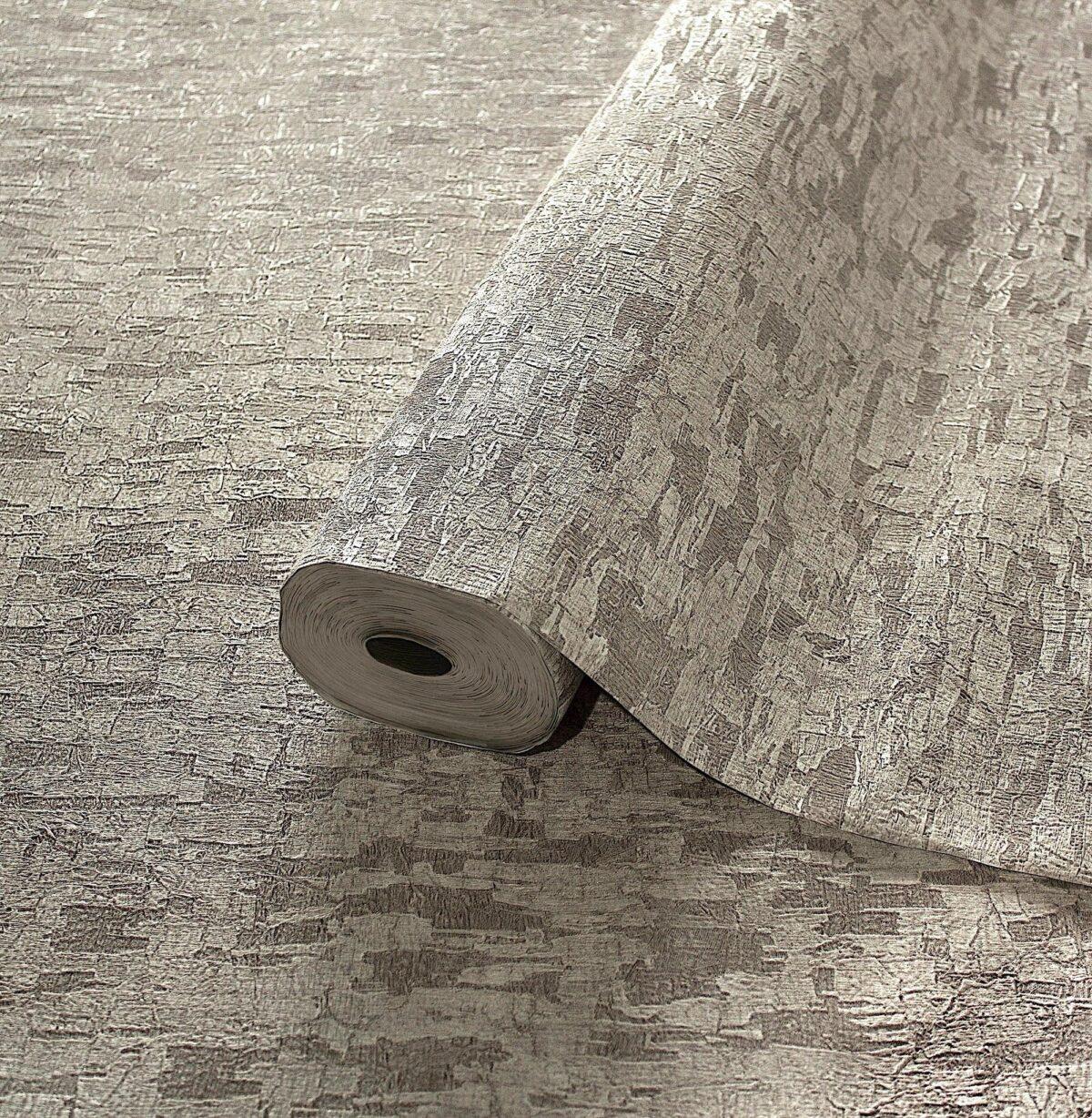Textured Distressed Design Wallpaper Gray Code 23210-3 - Image 1
