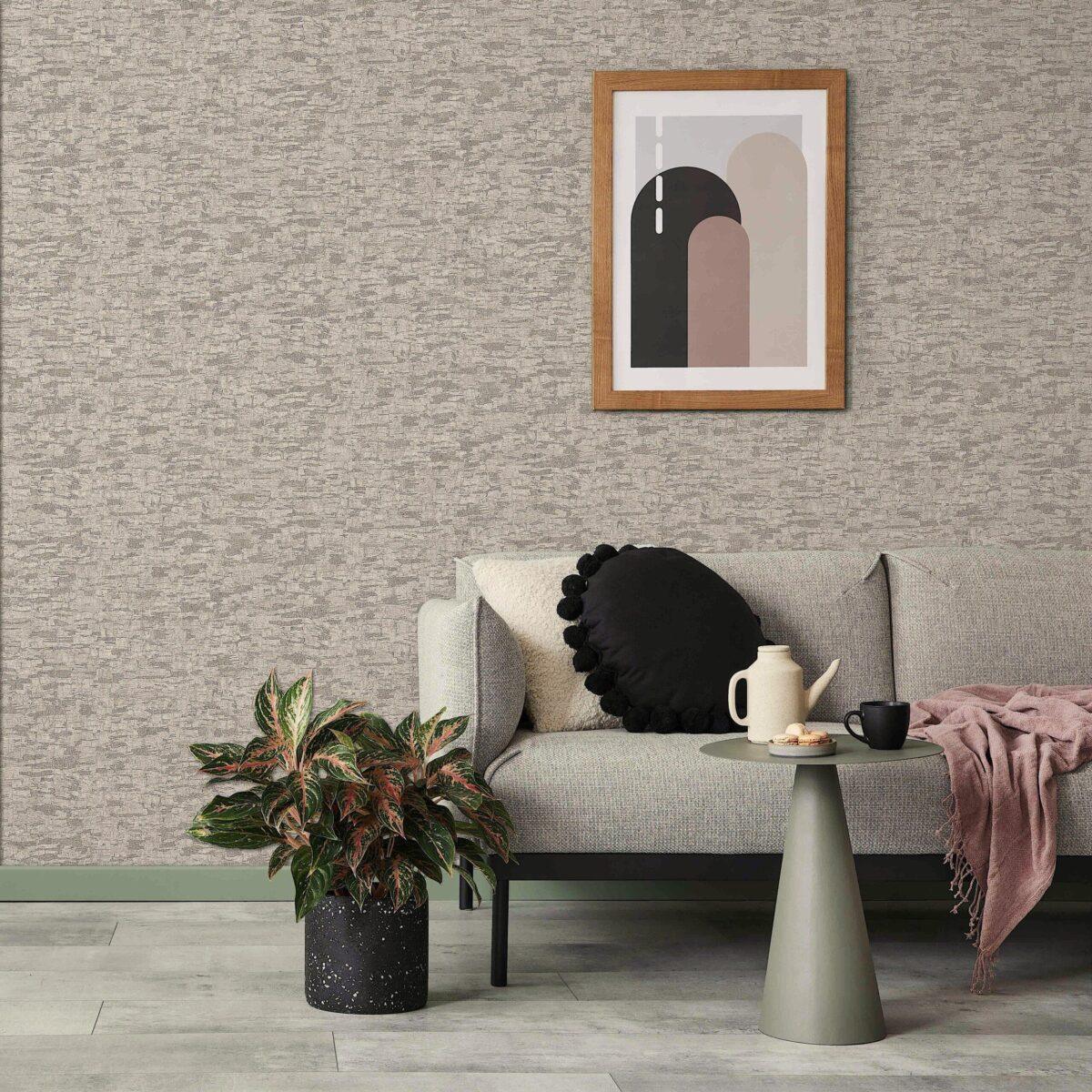 Textured Distressed Design Wallpaper Gray Code 23210-3 - Image 2