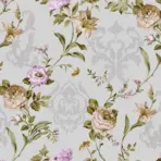 Floral damask with blooming roses ornament wallpaper Purple Code 7803-3 - Image 4