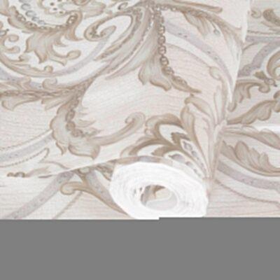 Classical Damask Wallpaper White Code 1308-1