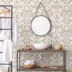 Classical Damask Wallpaper White Code 1308-1 - Image 6