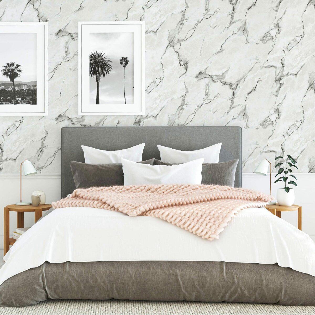 Marble Design Wallpaper Silver Code 1109-2 - Image 2