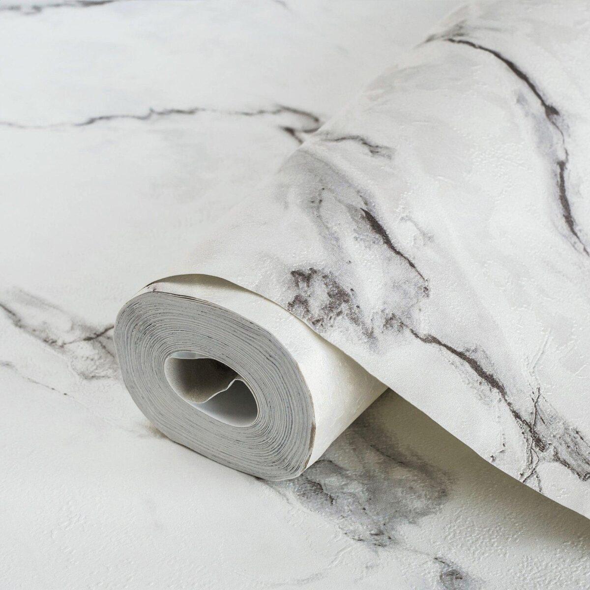 Marble Design Wallpaper Silver Code 1109-2 - Image 1