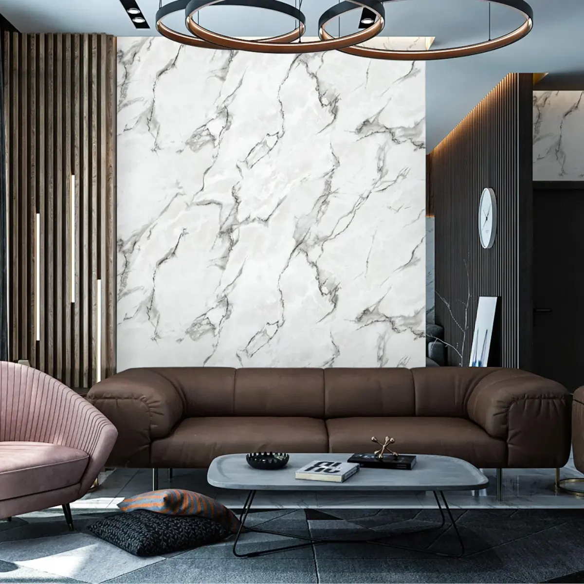 Marble Design Wallpaper Silver Code 1109-2 - Image 5