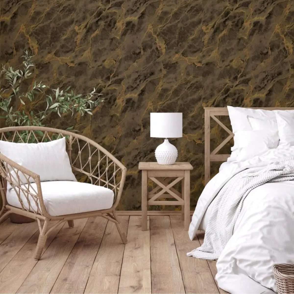 Marble Design Wallpaper Brown Code 1109-4 - Image 5