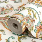 Shawl Pattern Wallpaper Multicoloured Code 9903-5