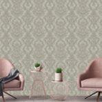 Rich Damask Design Wallpaper Silver Code 1303-2 - Image 6