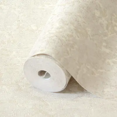 Plain Design Wallpaper Cream Code 1406-6