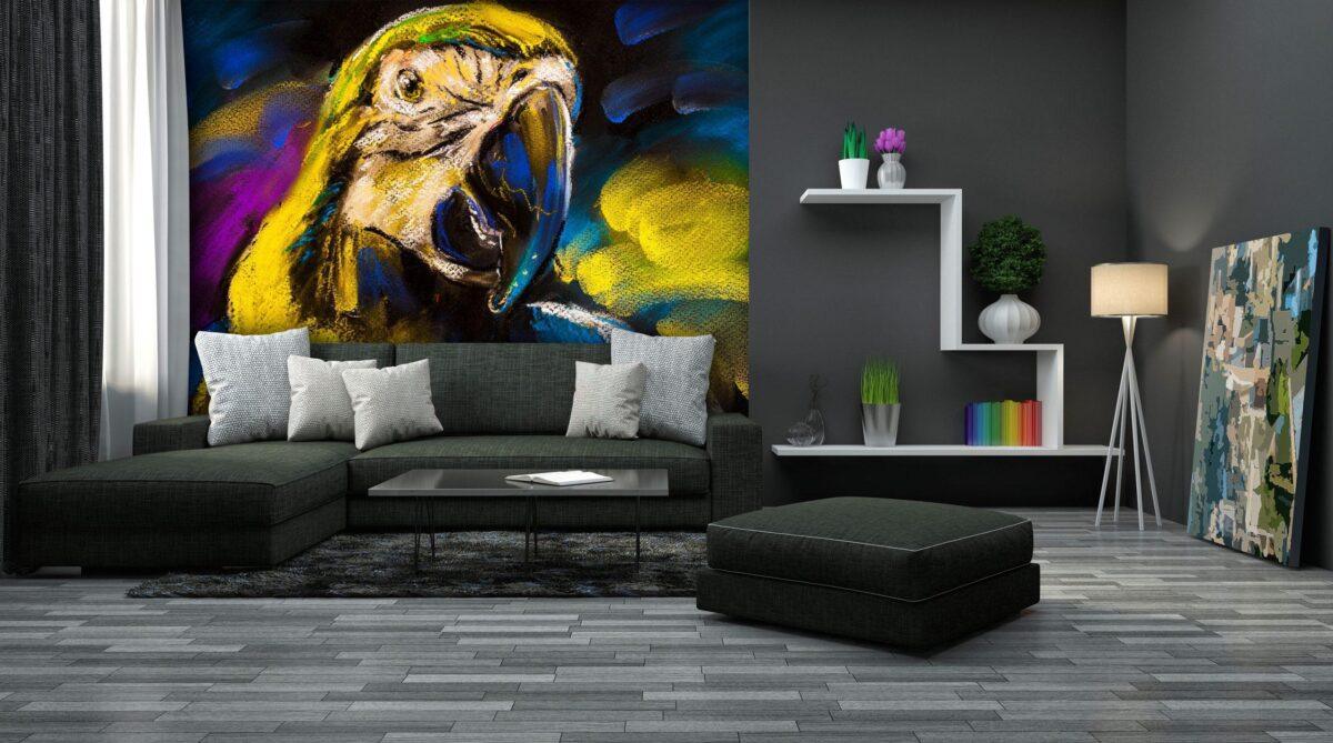 Trend, VINYL FABRIC TEXTILE Wall Mural in Different Texture, Code M807. It is produced as ONE PIECE WITHOUT JOINT. - Image 2
