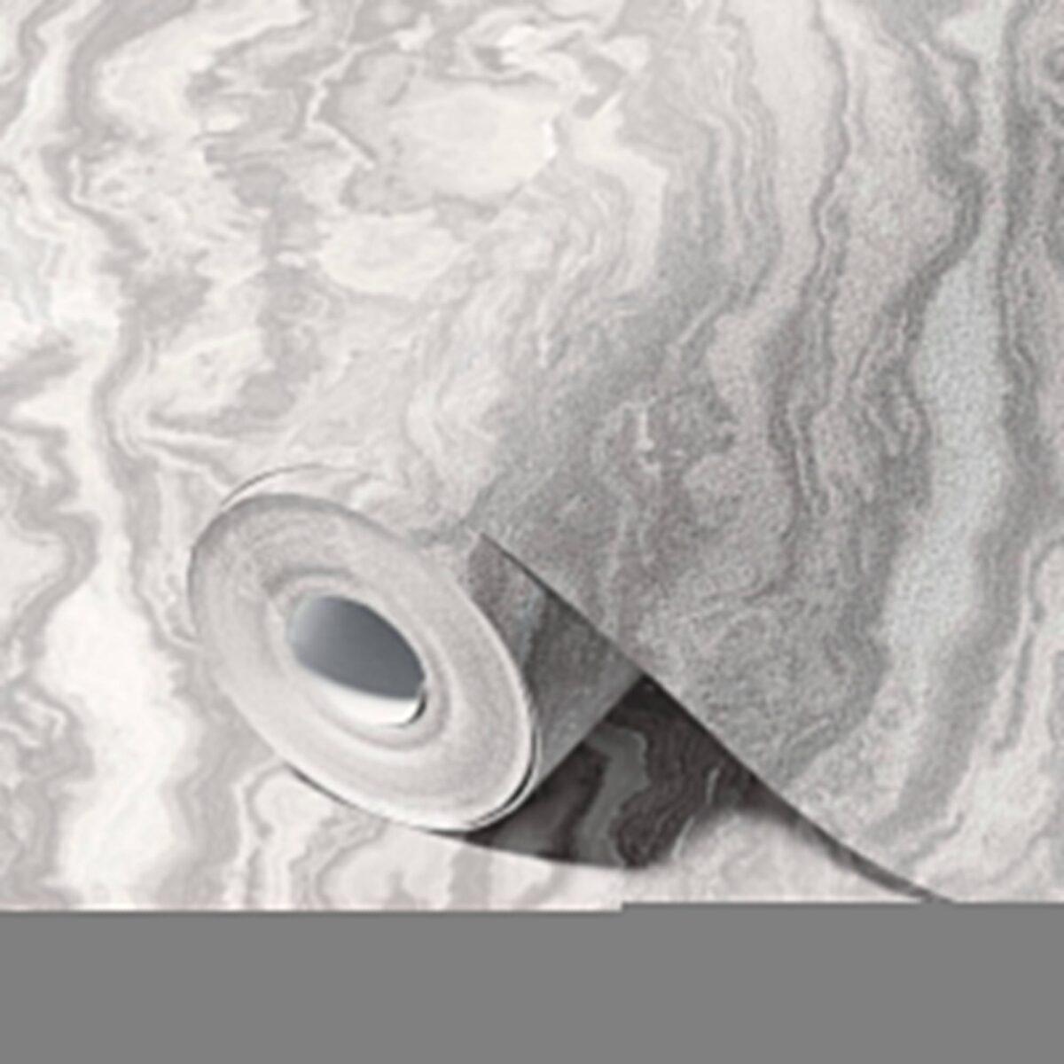 Modern Stone Design Wallpaper Silver Code 23102-2 - Image 1