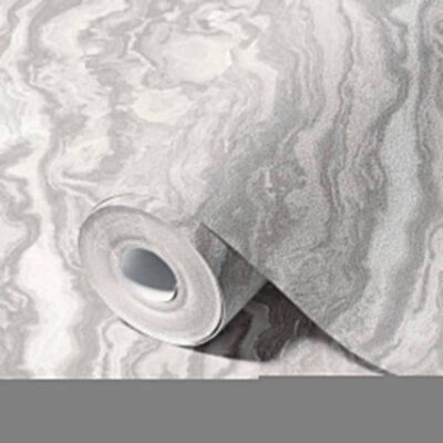 Modern Stone Design Wallpaper Silver Code 23102-2