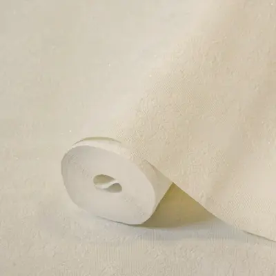 Plain Design Wallpaper Cream Code 1402-2