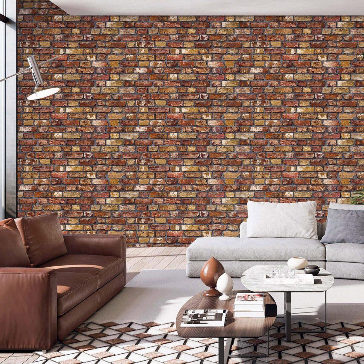 Modern Stone Design Wallpaper Brown Code 23104-4 - Image 2