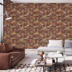 Modern Stone Design Wallpaper Brown Code 23104-4 - Image 2