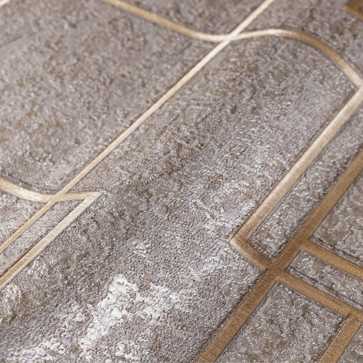 Geometric Wallpaper Beige Code 1202-4 - Image 4