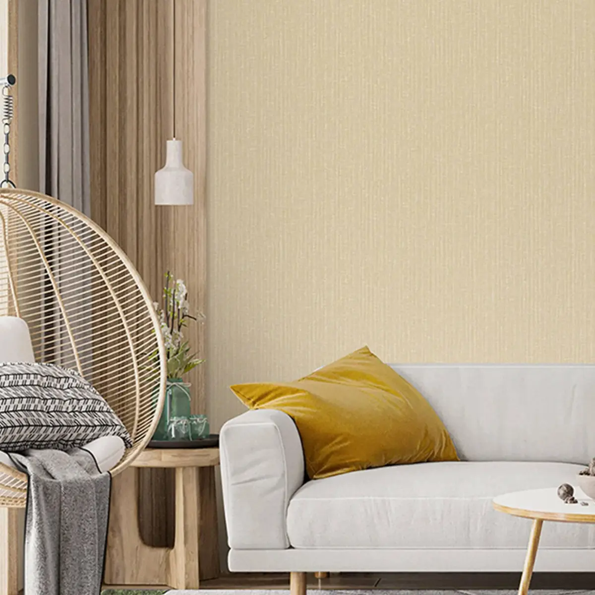Plain Wallpaper Beige Code 1311-3 - Image 2