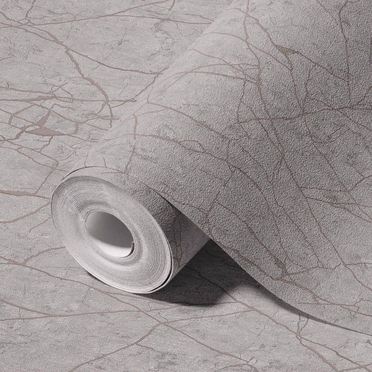 Modern Linear Design Wallpaper Gray Code 23107-4 - Image 1