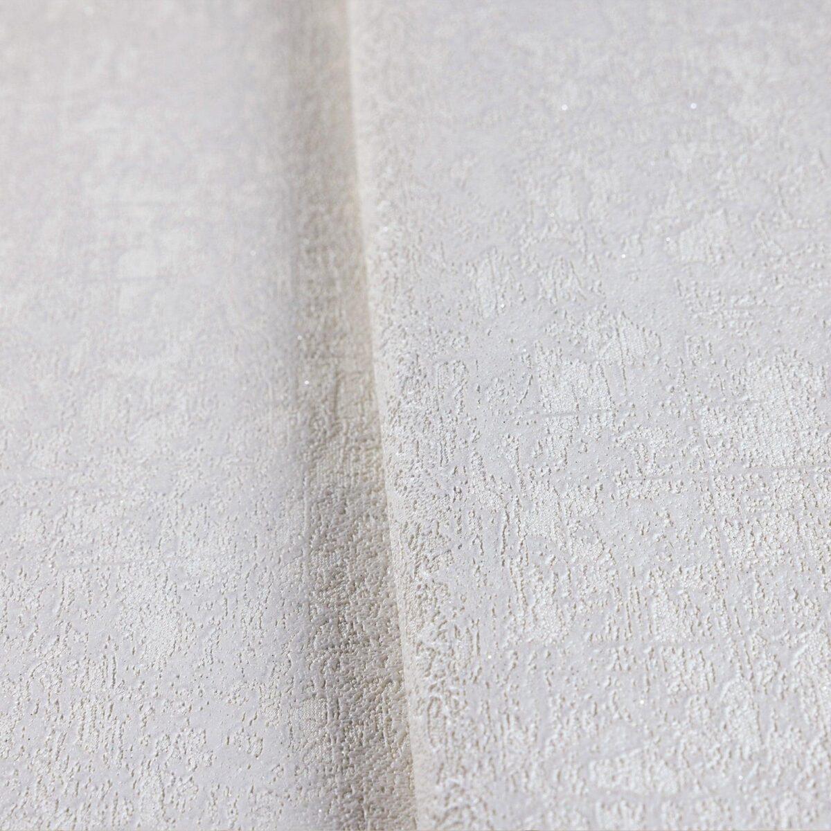 Classic Plain Design Wallpaper White Code 1408-1 - Image 3