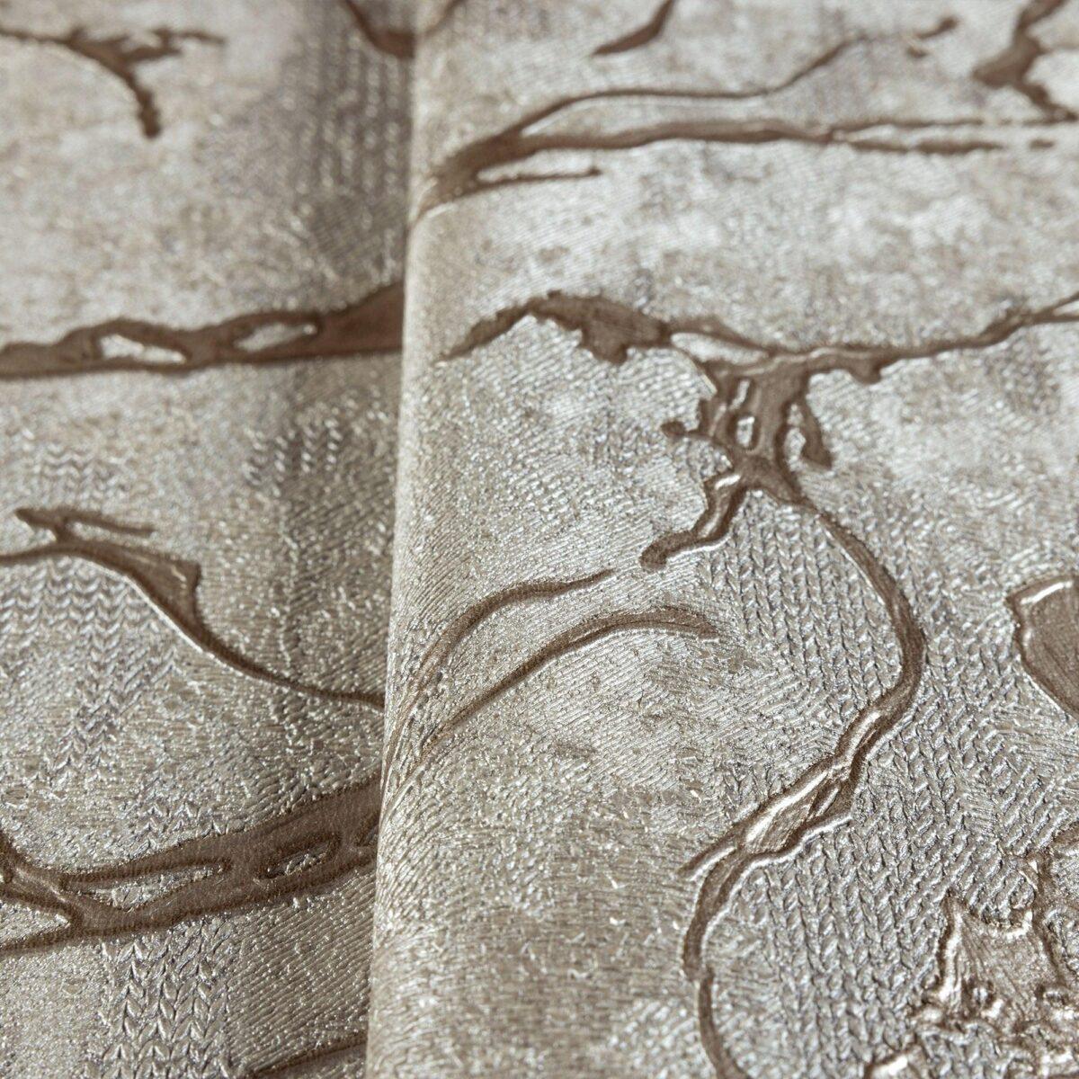 Gold Vein Shaped Design Wallpaper Gray Code 1503-3 - Image 4