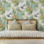 Wallpaper Parrot and Tropical Plant Trend Beige Code 9905-3 - Image 2