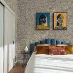 Textured Distressed Design Wallpaper Dark Cream Code 23210-4 - Image 2