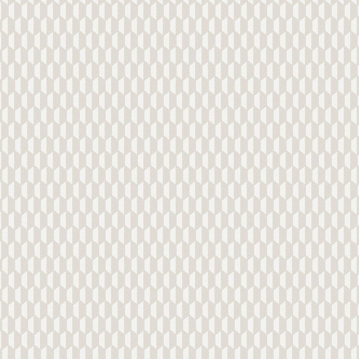 Hexagon Geometric Design Wallpaper White Code - 23208-1 - Image 3