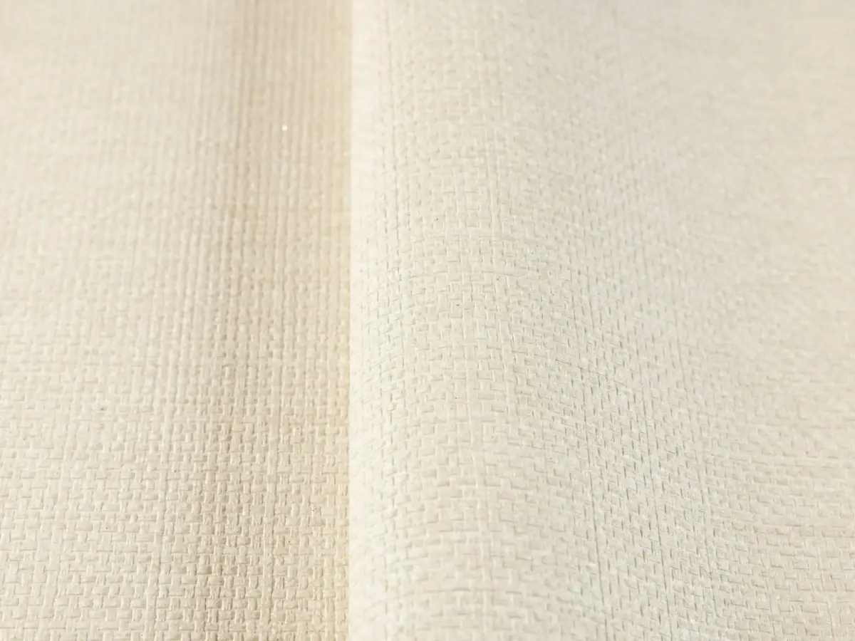 Rough Linen Fabric Texture Wallpaper Cream Code 3716-2 - Image 5