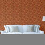 Abstract Plain Fabric Textured Wallpaper Orange Code 3710-5 - Image 2