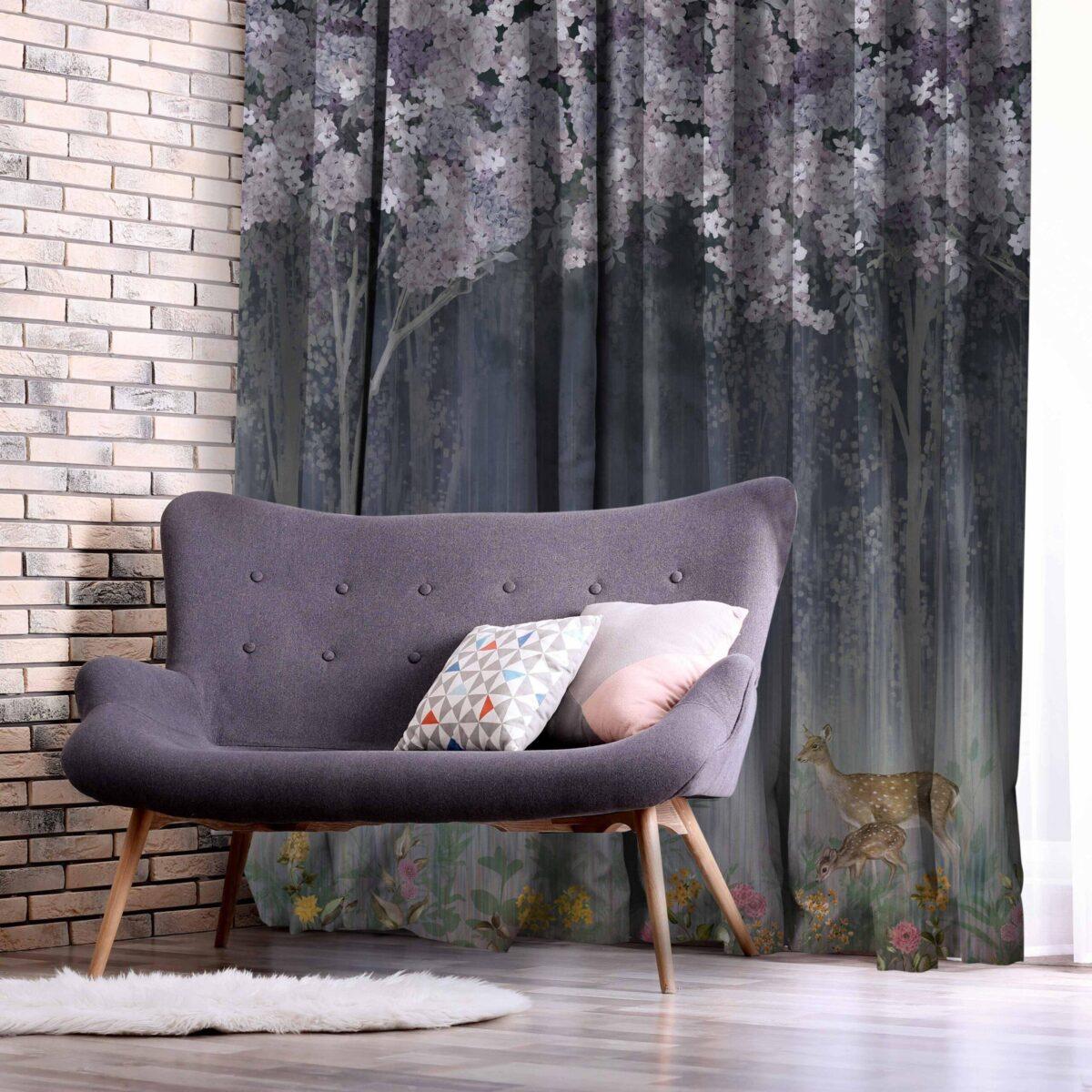 AdaHome Eyelet Curtains Collection Available in a Variety of Martials and Multicoloured - Code P300 - Image 3