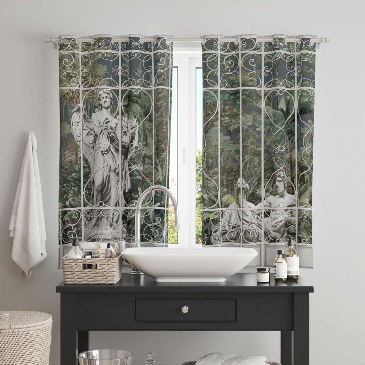 AdaHome Eyelet Curtains Collection Available in a Variety of Martials and Multicoloured - Code P301 - Image 2